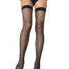 Leg Avenue Black Fishnet Thigh High Stockings> Halloween Hosiery