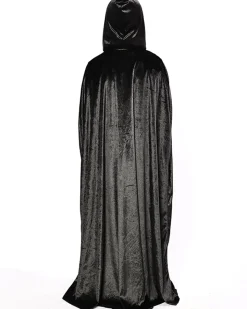 * Black Panne Velvet Deluxe Kids Cape></noscript> Halloween Accessories