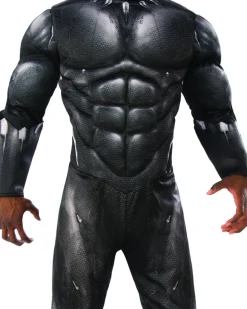 Rubies Black Panther Movie Deluxe Black Panther Mens Costume></noscript>Men Men's Costumes
