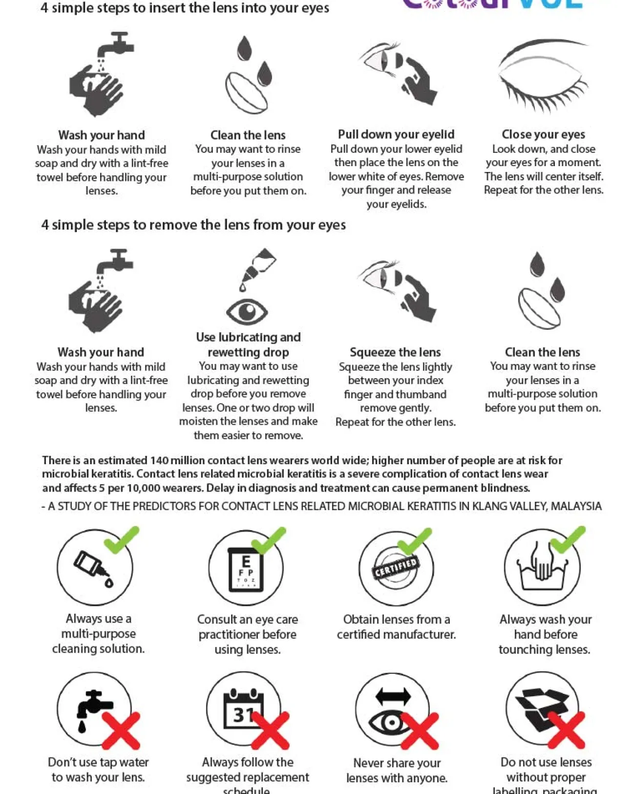 Tomfoolery Bloodshot 14.5Mm White Contact Lenses With Case> Halloween Accessories