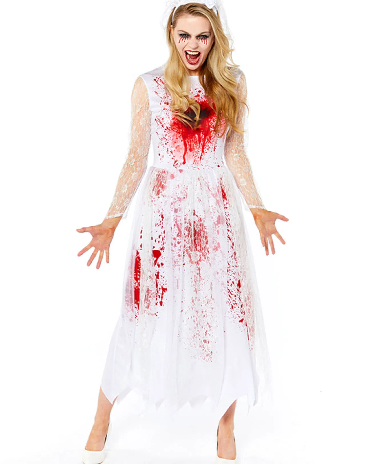 Amscan AU Bloody Bride Womens Plus Size Costume>Women Women's Costumes