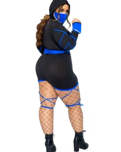 Leg Avenue Blue Dragon Ninja Plus Size Womens Costume></noscript>Women Women's Costumes
