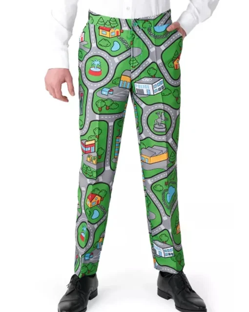 Opposuits Carpet City Green Mens Suitmeister> Opposuits