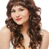 Costume Culture by Franco Ciao Bella Fringe Brown Wig> Halloween Wigs