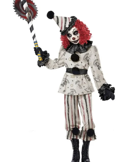 California Costumes Creeper Clown Girls Costume>Kids Kids Costumes