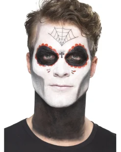 Smiffys Day Of The Dead Senior Bones Makeup Kit></noscript> Halloween Accessories