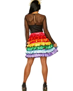 Seeing Red Day Of The Dead Womens Costume><noscript><img width=