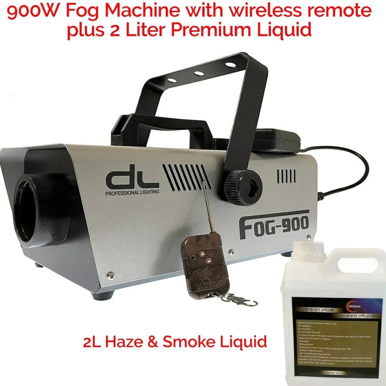 ACLINKER Dl 900W Stage Fog Smoke Machine Wireless Remote W 2L Liquid Dj Party Halloween> Ghosts &Amp; Reapers