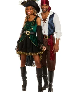 Dreamgirl International Emerald Pirate Womens Costume></noscript>Women Women's Costumes
