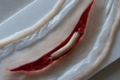 ForensicFX Studios Exposed Slit Throat Prosthetic></noscript> Halloween Accessories
