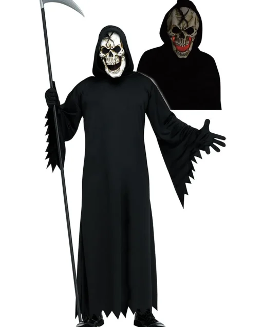 Fun World Fade In Out Mutant Reaper Adult Costume>Men Men's Costumes