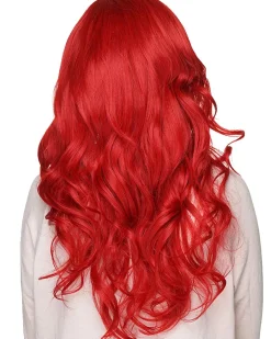 Rockstar Wigs Farrah Siren Red Premium Wig></noscript> Halloween Wigs