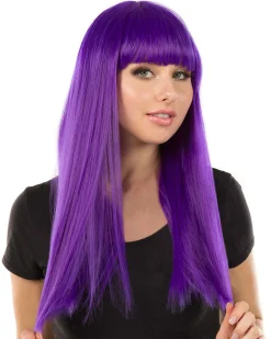 * Fashion Deluxe Amethyst Purple Long Wig></noscript> Halloween Accessories