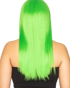 * Fashion Deluxe Apple Green Long Wig></noscript> Halloween Wigs