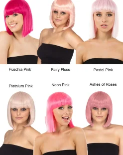 * Fashion Deluxe Ashes Of Roses Pink Bob Wig></noscript> Halloween Wigs