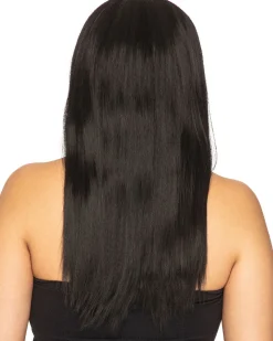 * Fashion Deluxe Black Long Wig></noscript> Halloween Accessories