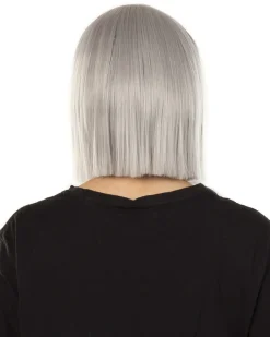 * Fashion Deluxe Grey Bob Wig></noscript> Halloween Accessories