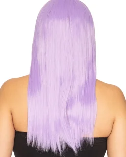 * Fashion Deluxe Pastel Lavender Long Wig></noscript> Halloween Wigs
