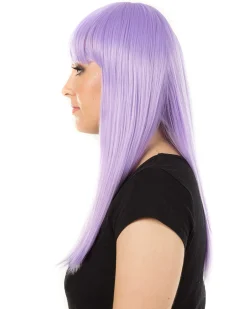 * Fashion Deluxe Pastel Lavender Long Wig></noscript> Halloween Wigs