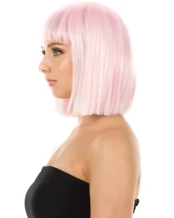 * Fashion Deluxe Pastel Pink Bob Wig></noscript> Halloween Wigs