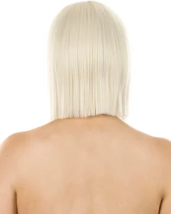 * Fashion Deluxe Platinum Blonde Bob Wig></noscript> Halloween Wigs