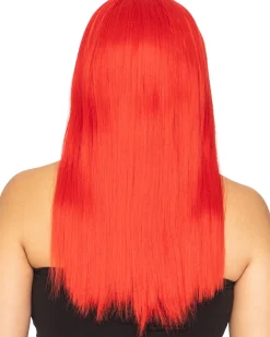 * Fashion Deluxe Red Long Wig></noscript> Halloween Accessories