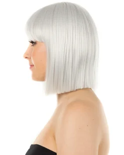 * Fashion Deluxe Silver Bob Wig></noscript> Halloween Accessories