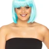 * Fashion Deluxe Soft Teal Bob Wig> Halloween Wigs