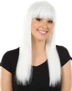 * Fashion Deluxe White Long Wig></noscript> Halloween Accessories