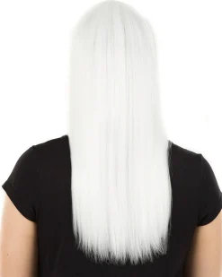 * Fashion Deluxe White Long Wig></noscript> Halloween Accessories