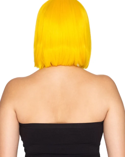 * Fashion Deluxe Yellow Bob Wig> Halloween Wigs