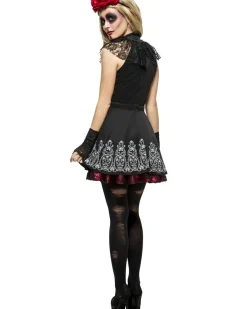 Smiffys Fever Day Of The Dead Womens Costume></noscript>Women Women's Costumes