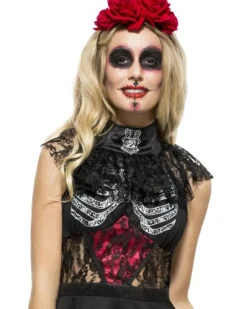Smiffys Fever Day Of The Dead Womens Costume></noscript>Women Women's Costumes