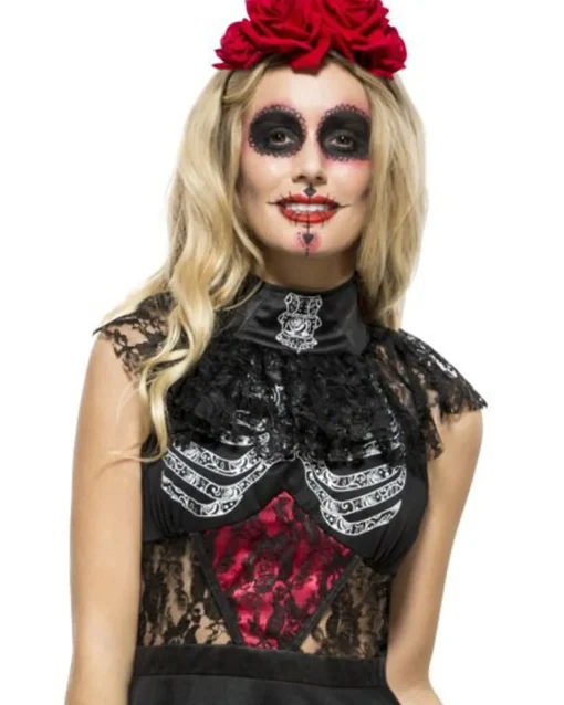 Smiffys Fever Day Of The Dead Womens Costume>Women Women's Costumes