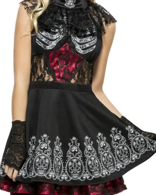 Smiffys Fever Day Of The Dead Womens Costume>Women Women's Costumes