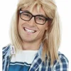 Allaura Wigs and Hair Garth Wig And Glasses Set> Halloween Wigs