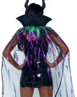 Leg Avenue Glitter Flame Cape And Horn></noscript> Halloween Accessories