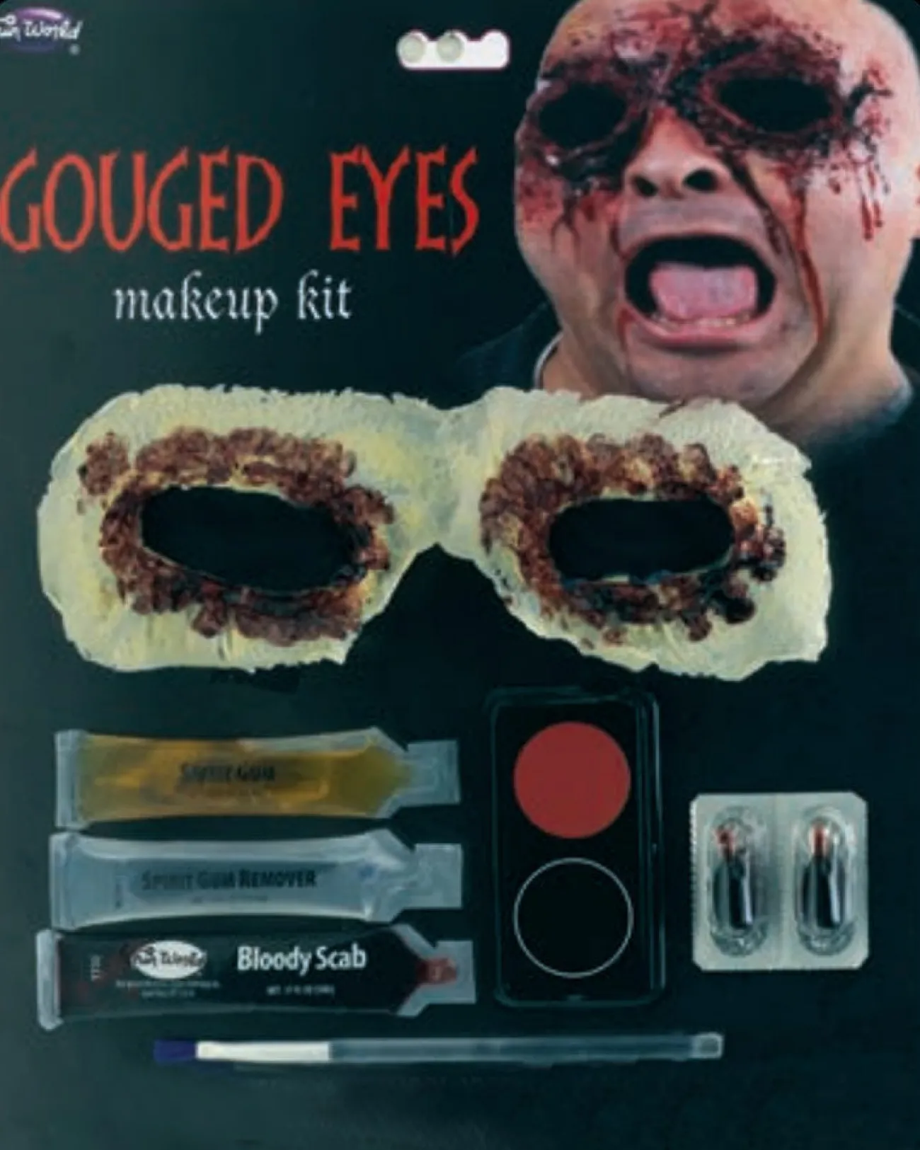 Fun World Gouged Eyes Fx Appliance Transfer> Halloween Accessories