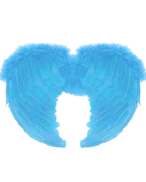 Sweidas Ice Blue Feather Small Angel Wings> Devils &Amp; Angels