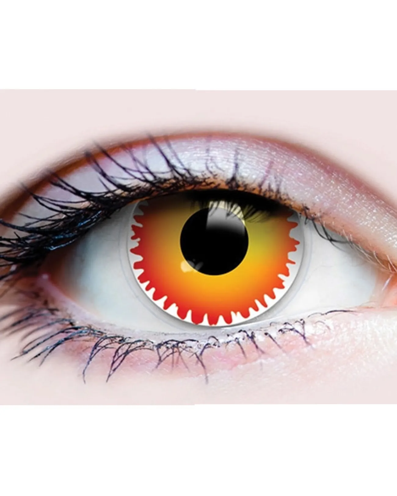 Tomfoolery It Pennywise Primal 14Mm Red And Orange Contact Lenses> Halloween Accessories