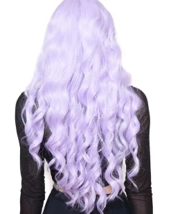 Rockstar Wigs Long Wavy Premium Lavender Wig 70Cm></noscript> Halloween Wigs