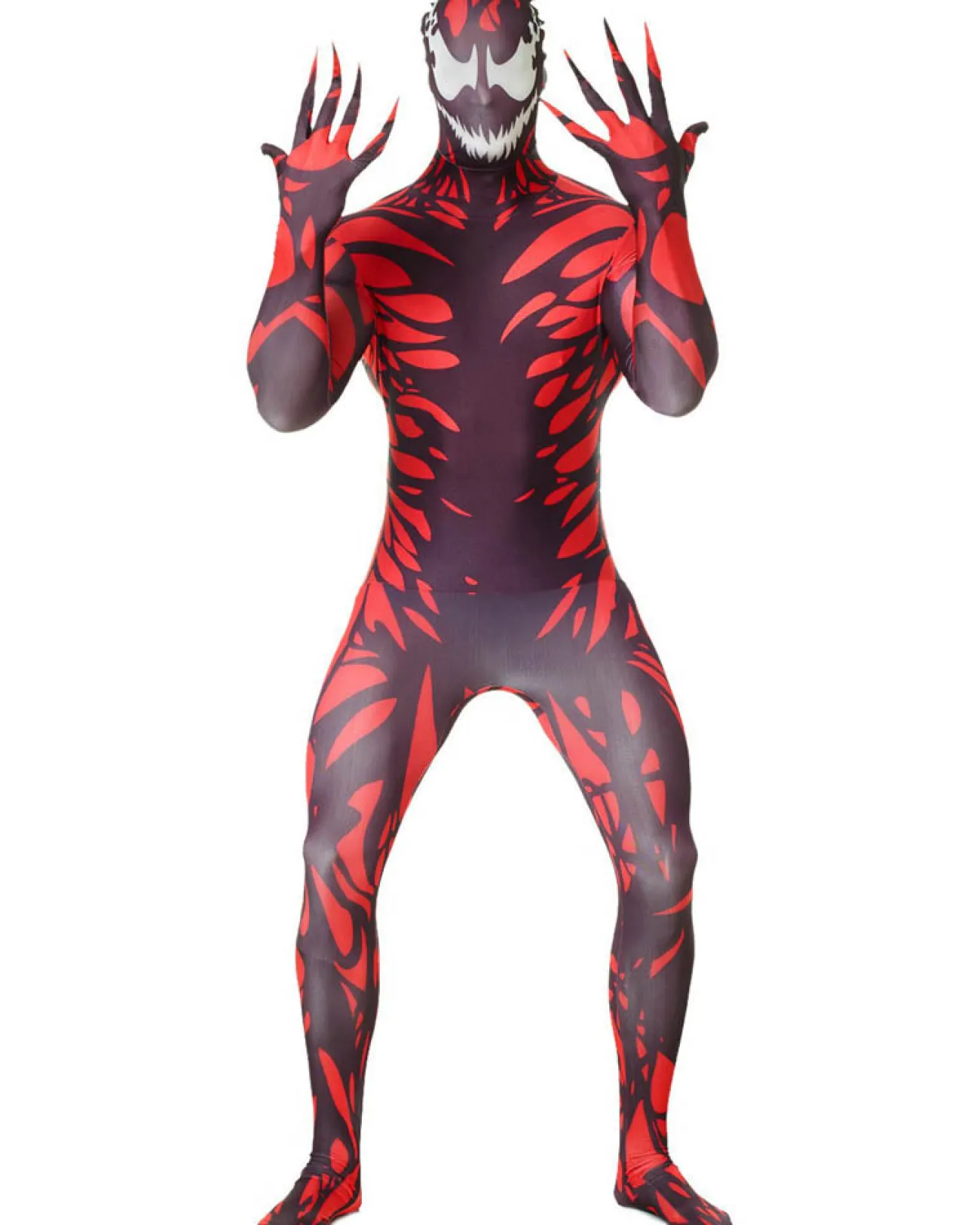 Morph Costumes Marvel Carnage Morphsuit Mens Costume>Men Men's Costumes