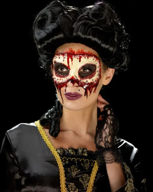 Smiffys Masquerade Face Off Prosthetic> Halloween Masks