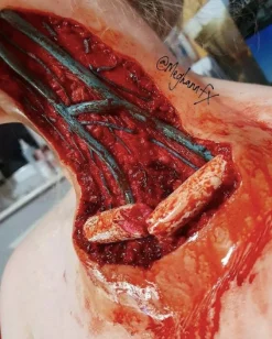 ForensicFX Studios Open Collarbone Wound Prosthetic></noscript> Halloween Accessories