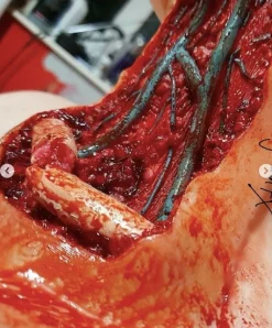 ForensicFX Studios Open Collarbone Wound Prosthetic></noscript> Halloween Accessories