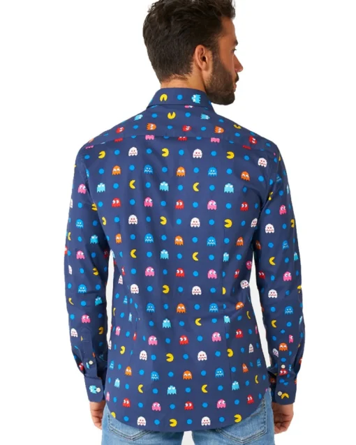 Opposuits Opposuit Pixel Pac Man Mens Shirt> Opposuits
