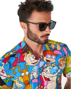 Opposuits Opposuit Summer Nickelodeon Mens Shirt><noscript><img width=