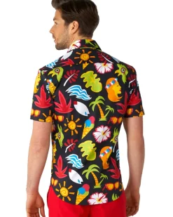 Opposuits Opposuit Summer Tropical Thunder Mens Shirt></noscript> Opposuits