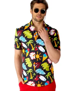 Opposuits Opposuit Summer Tropical Thunder Mens Shirt></noscript> Opposuits