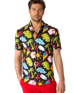 Opposuits Opposuit Summer Tropical Thunder Mens Shirt></noscript> Opposuits